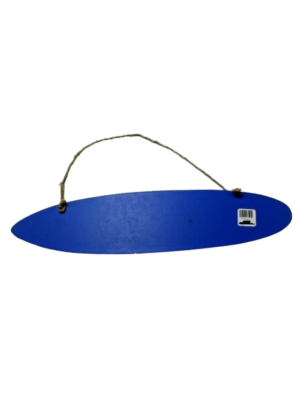 Surfs Up Surfboard Shape Sign Tropical Luau Tiki Coastal Blue Wood 16 inch